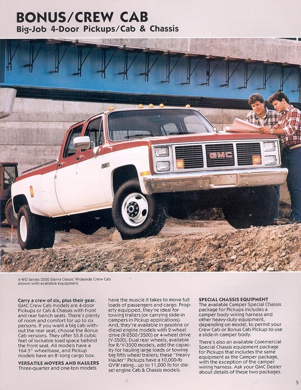 1987 GMC V-Jimmy Surburban Brochure Page 10